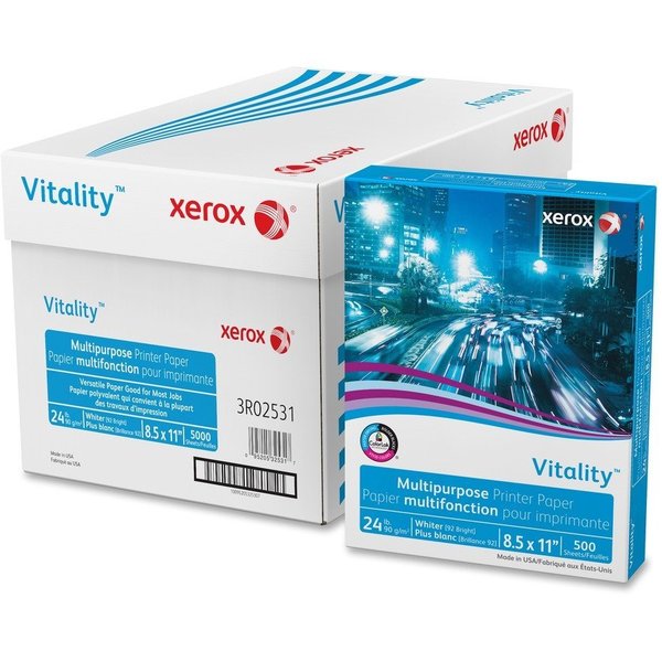 Xerox Paper, Copy, Vitality, 8.5X11 Pk XER3R02531